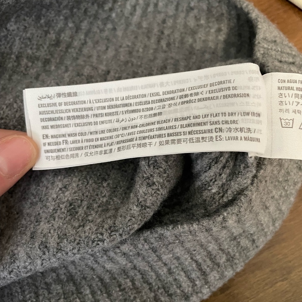 Abercrombie Gray Knit Sweater Dress - Picture 3 of 4